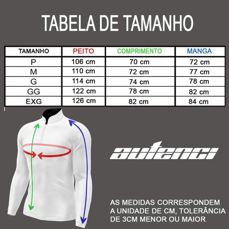 Camisa Camiseta Blusa Pesca Proteção Solar Uv50 Camuflada