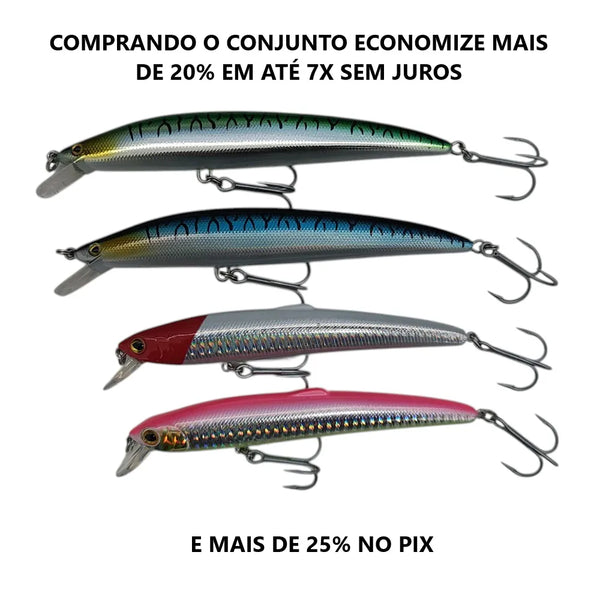 CONJUNTO DE ISCAS PARA ANCHOVA E SOROROCA
